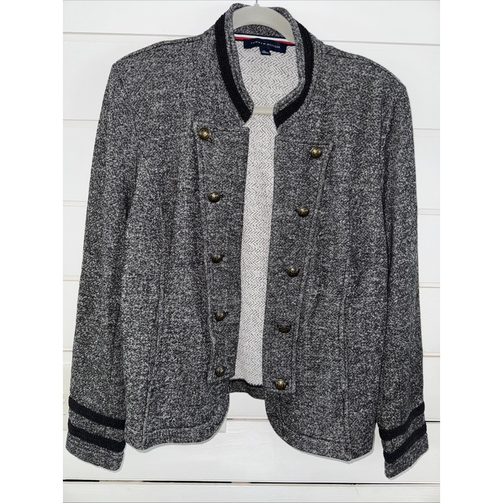 Tommy Hilfiger Women's Classic Tommy‎ Open Front Band Jacket - XL